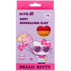 Пластилін восковий, 12 кольорів, 200 г. Hello Kitty HK25-086 Kite