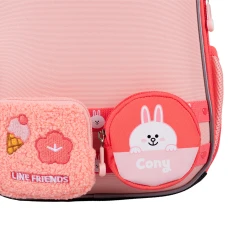 Рюкзак шкільний каркасний YES H-100 "Line Friends Pretty Cony" 35*28*15см., 559849