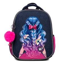 Рюкзак шкільний каркасний YES H-100 "Beautiful Hair" 35*28*15см., 550093
