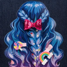 Рюкзак шкільний каркасний YES H-100 "Beautiful Hair" 35*28*15см., 550093