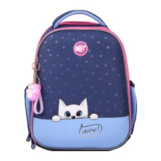 Рюкзак шкільний каркасний YES H-100 "Meow-Meow" 35*28*15см., 559845