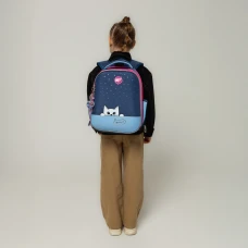 Рюкзак шкільний каркасний YES H-100 "Meow-Meow" 35*28*15см., 559845