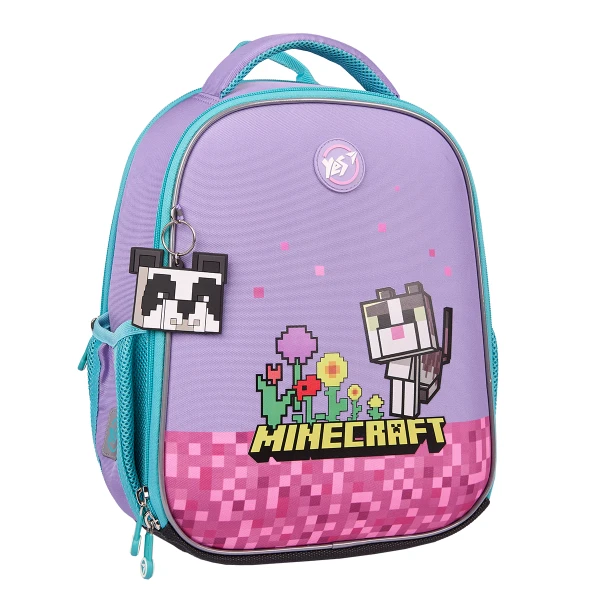 Рюкзак шкільний каркасний YES H-100 "Minecraft Pinky" 35*28*15см., 550094