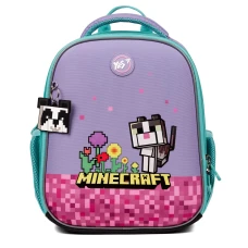 Рюкзак шкільний каркасний YES H-100 "Minecraft Pinky" 35*28*15см., 550094