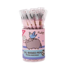Ручка кулькова YES "Pusheen" 0,7 мм. синя, 412263