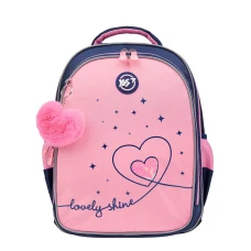 Рюкзак шкільний напівкаркасний YES S-111 "Bright Hearts" 38*29*18см., 550105