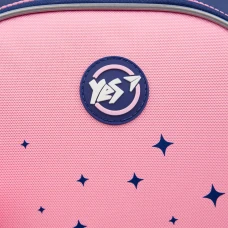 Рюкзак шкільний напівкаркасний YES S-111 "Bright Hearts" 38*29*18см., 550105
