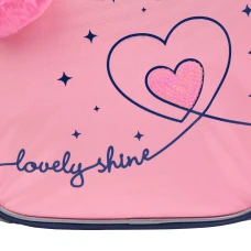 Рюкзак шкільний напівкаркасний YES S-111 "Bright Hearts" 38*29*18см., 550105