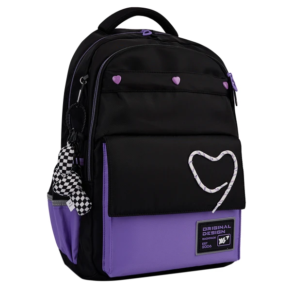Рюкзак шкільний YES TS-48 "Purple Hearts" 45*31*15см., 559923