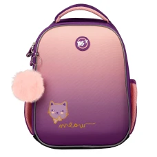 Рюкзак шкільний каркасний YES H-100 "Happy Kitty" 35*28*15см., 559839