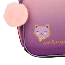Рюкзак шкільний каркасний YES H-100 "Happy Kitty" 35*28*15см., 559839