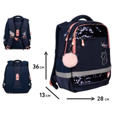 Рюкзак шкільний YES S-52 Ergo "Be Like a Cat" 36*28*13см., 559885