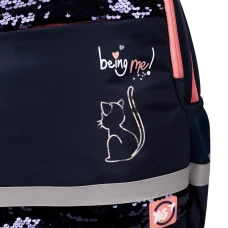 Рюкзак шкільний YES S-52 Ergo "Be Like a Cat" 36*28*13см., 559885