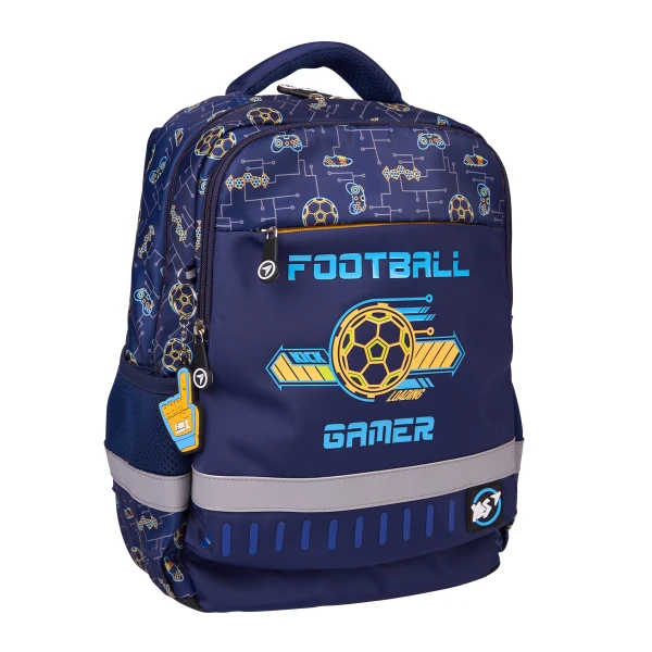 Рюкзак шкільний YES S-52 Ergo "Football Gamer" 36*28*13см., 559891