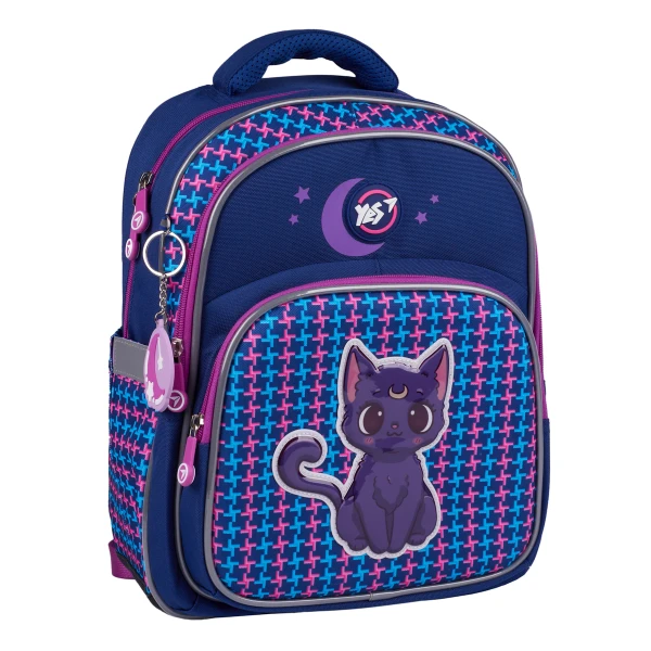 Рюкзак шкільний напівкаркасний YES S-91 "Cat with the Moon" 38*29*13см., 559815