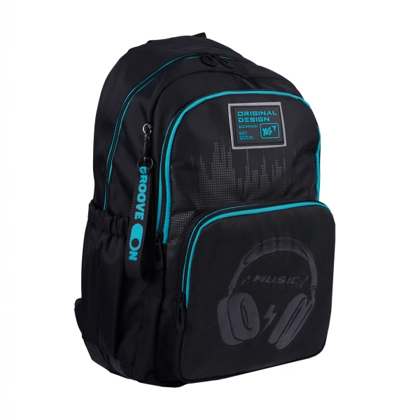 Рюкзак шкільний YES TS-47 "Optic Headphones" 45,5*31,5*15,5см., 550103