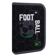 Пенал твердий YES одинарний з клапаном HP-03 Football Time 533663
