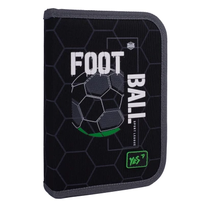 Пенал твердий YES одинарний з клапаном HP-03 Football Time 533663