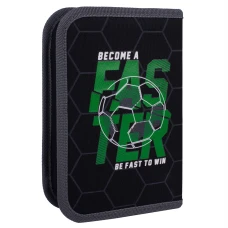 Пенал твердий YES одинарний з клапаном HP-03 Football Time 533663