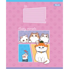 Зошит А5/12 арк кліт 1В Fluffy miracle, 768158