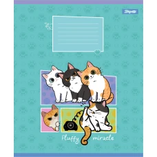 Зошит А5/12 арк кліт 1В Fluffy miracle, 768158