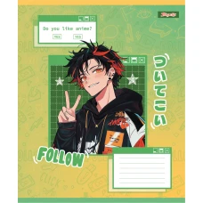Зошит А5/12 арк кліт 1В Follow Anime, 768119