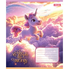Зошит А5/12 арк кліт 1В Unicorn, 768127