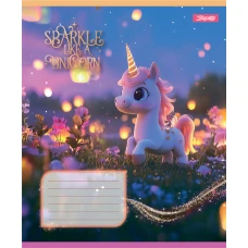 Зошит А5/12 арк кліт 1В Unicorn, 768127