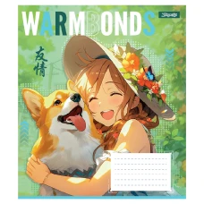 Зошит А5/12 арк кліт 1В Warm Bonds, 768110