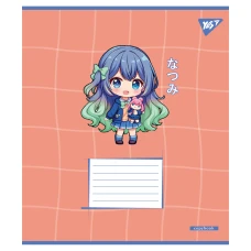 Зошит А5/12 арк лінія YES Anime girls, 767988