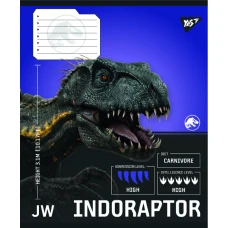 Зошит А5/12 арк лінія YESJURASSIC WORLD Strength and Power, 767664