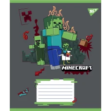 Зошит А5/18 арк кліт YES Minecraft Heroes, 767579