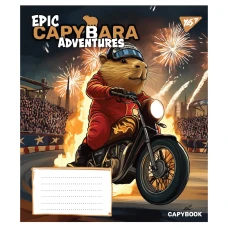 Зошит А5/12 арк кліт YES Epic Capybara, 767791
