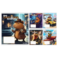 Зошит А5/12 арк кліт YES Epic Capybara, 767791     