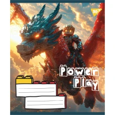 Зошит А5/12 арк кліт YES Power Play, 767846