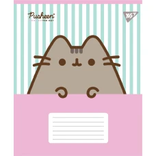 Зошит А5/12 арк кліт YES Pusheen Candy, 767597