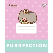 Зошит А5/12 арк кліт YES Pusheen Candy, 767597