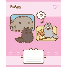 Зошит А5/12 арк кліт YES Pusheen Funny, 767602
