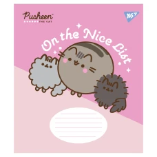 Зошит А5/12 арк кліт YES Pusheen The Cat, 767612