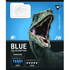 Зошит А5/12 арк коса YES JURASSIC WORLD Strength and Power, 767665