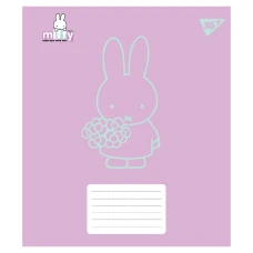 Зошит А5/12 арк коса YES Miffy Bunny, 767619