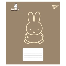 Зошит А5/12 арк коса YES Miffy Bunny, 767619