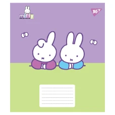 Зошит А5/12 арк коса YES Miffy Spring, 767626