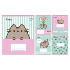 Зошит А5/12 арк коса YES Pusheen Candy, 767599