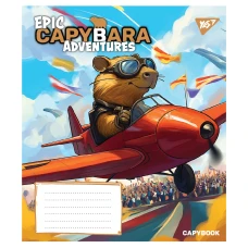 Зошит А5/12 арк лінія YES Epic Capybara, 767792