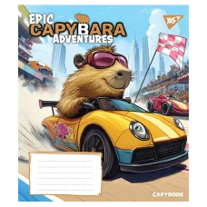 Зошит А5/12 арк лінія YES Epic Capybara, 767792