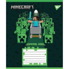 Зошит А5/12 арк лінія YES Minecraft Walls, 767564