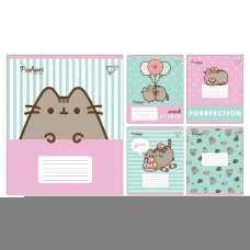 Зошит А5/18 арк кліт YES Pusheen Candy, 767600     