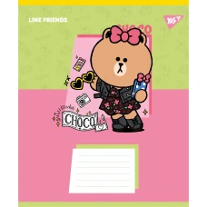 Зошит А5/18 арк лінія YES Line Friends Funny, 767642