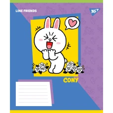 Зошит А5/18 арк лінія YES Line Friends Funny, 767642